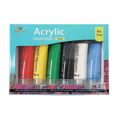 ¿Qué colores de pintura acrílica se utilizan en el arte abstracto?