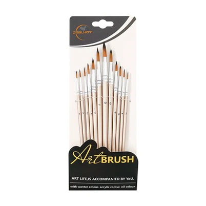 Pinceles Filbert para pintura acrílica