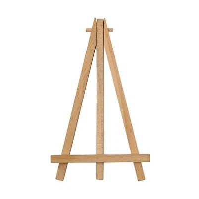 Caballete de mesa pequeño de madera triangular